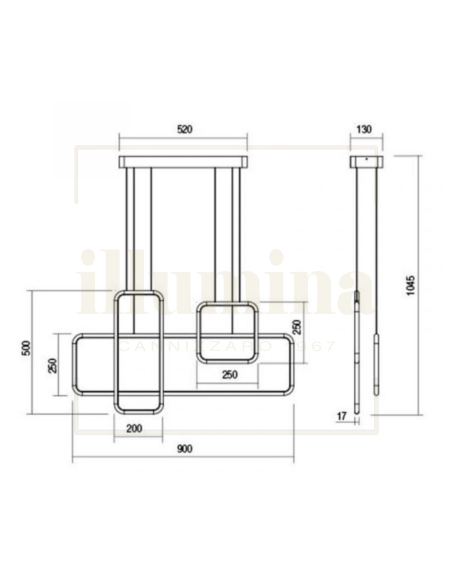 SOSPENSIONE THAI 01-2099 BIANCO