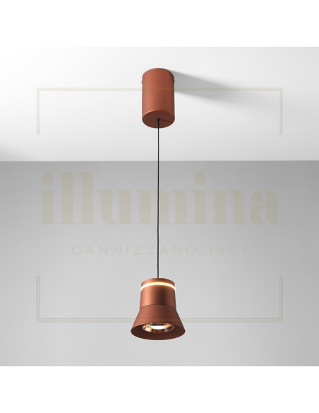 SOSPENSIONE CLOCHE BRONZO
