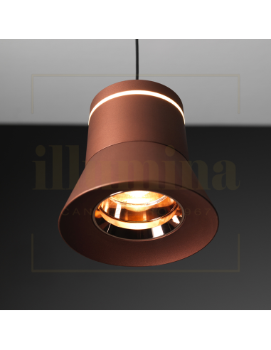 SOSPENSIONE CLOCHE BRONZO