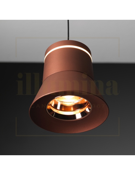 SOSPENSIONE CLOCHE BRONZO