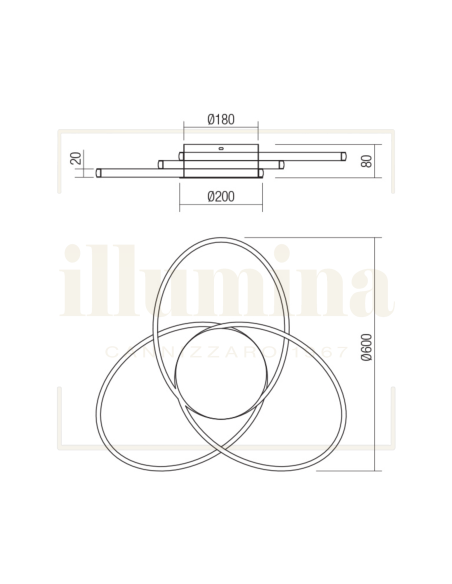 PLAFONIERA/APPLIQUE NEXUS 01-2959