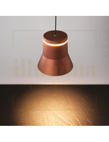 SOSPENSIONE CLOCHE BRONZO