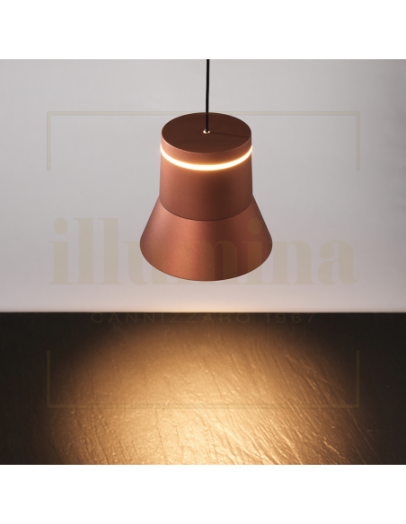 SOSPENSIONE CLOCHE BRONZO