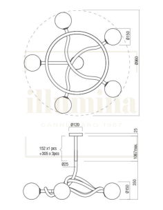 SOSPENSIONE CONFUSIO ORO 01-3258 2