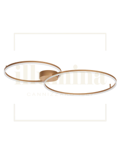PLAFONIERA ORBIT BRONZO 01-3366