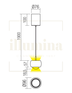 SOSPENSIONE AVES ORO 2