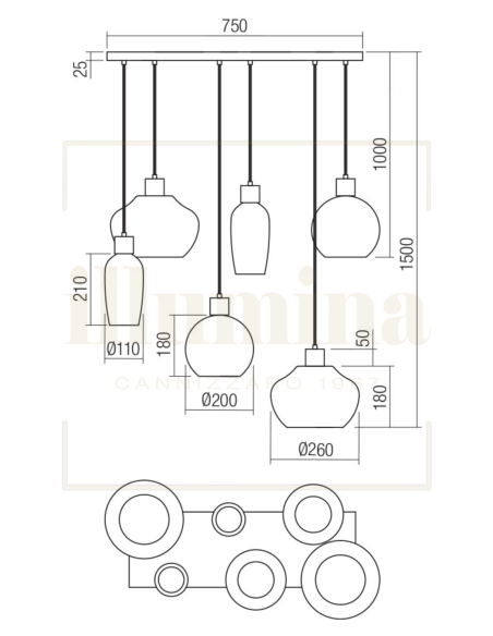 SOSPENSIONE ATLANTIS 01-4047