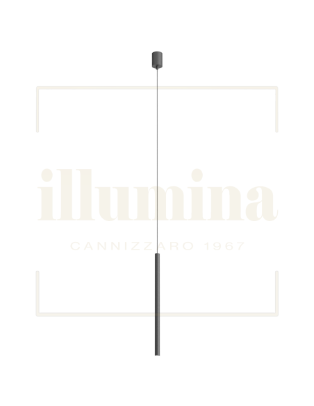 SOSPENSIONE KANJI 55CM NERO 01-4144